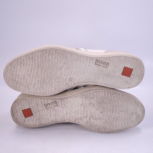 Hugo Boss Athletic Lace Up Running Training Shoe Womens Size 9.5 40 White - Picture 7 of 8